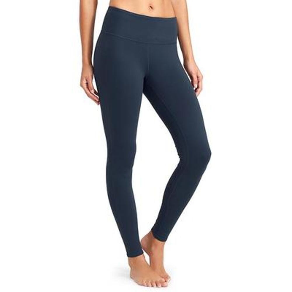Athleta High Rise Chaturanga Tight Navy Blue Women's Size Medium EUC